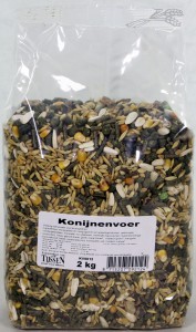 Gemengd konijnenvoer 2 kg