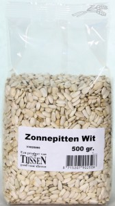 Zonnepitten wit 500gr