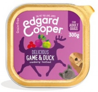Edgard & Cooper, graanvrije kuipjes met wild & eend in 2 maten