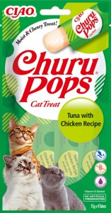 Inaba Churu Pops tonijn en kip 4 x 15 gram