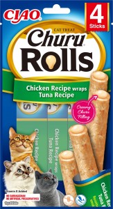 Inaba Churu Rolls kip en tonijn 4 x 10 gram