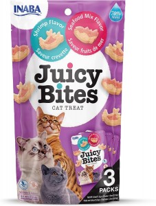 Inaba Juicy Bites met garnaal & zeevruchten 3 pack a 11 gram