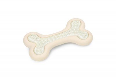 Beeztees puppy rubber dental bot roze