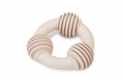 Beeztees puppy rubber dental ring roze