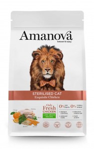 Amanova adult sterilised exquisite chicken 1,5 kg