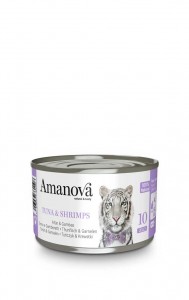 Amanova cat 10 Tuna & Shrimps in jelly 70 gram