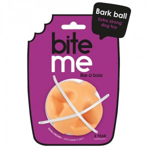 Bite me bark ball oranje