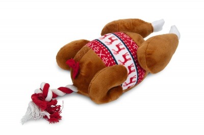 Kerstkalkoen – Hondenspeelgoed