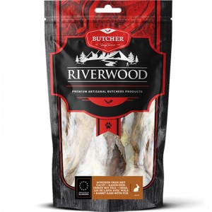 Riverwood konijnen oren met vacht 100 gram