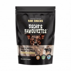 Oscar's Favourites Beef Lung gevriesdroogd