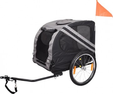 Fietskar Juliette Grijs/zwart large