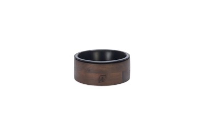 Designed by Lotte voerbak Milani hout/rvs zwart 370ml